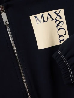 Cotton zip-up hoodie