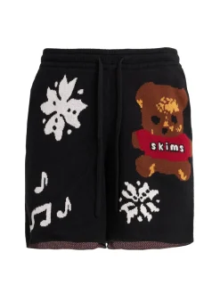 CPFM cotton & cashmere knit shorts