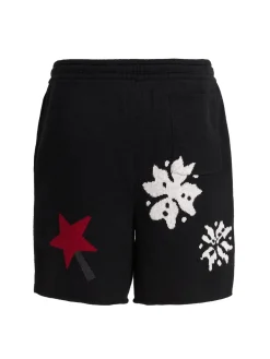 CPFM cotton & cashmere knit shorts