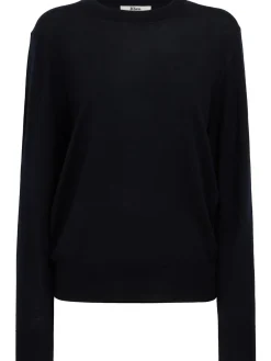 Crewneck wool sweater