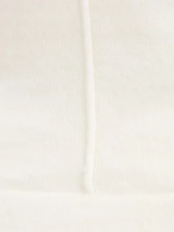 Cropped cotton & cashmere blend t-shirt