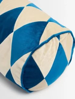 Cuscino Harlequin con piping