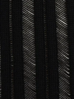 Danial ladder stitch knit sweater