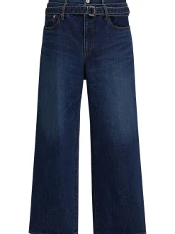 Denim jeans w/ belt