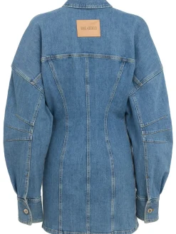 Denim mini dress
