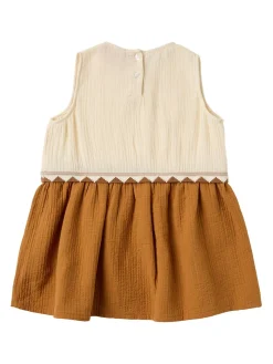 Double cotton dress