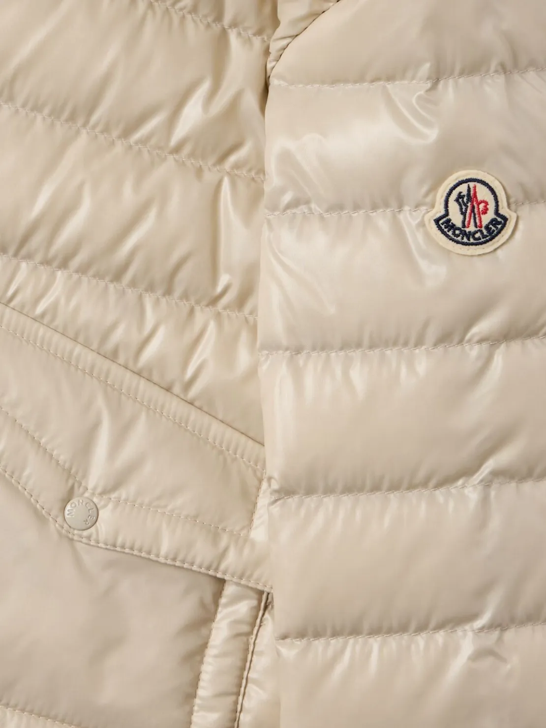 Ela nylon hooded down jacket
