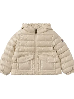 Ela nylon hooded down jacket