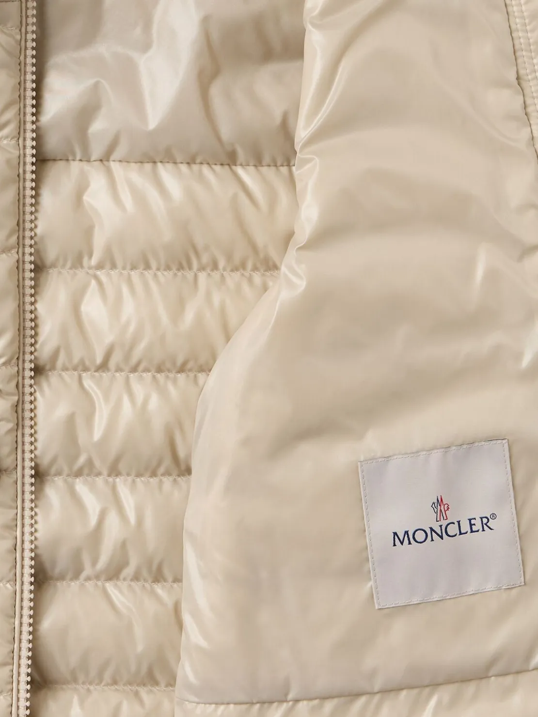 Ela nylon hooded down jacket