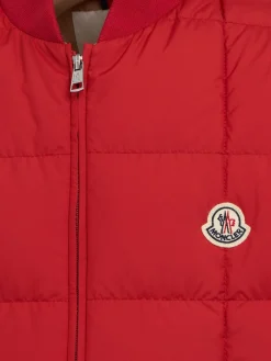 Elberton tech square-quilted down vest
