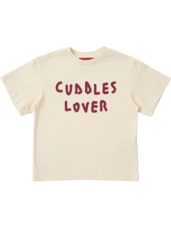 Embroidered cotton jersey t-shirt