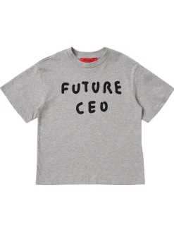 Embroidered cotton jersey t-shirt