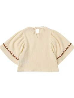 Embroidered cotton t-shirt