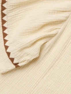 Embroidered cotton t-shirt