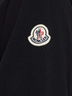 Embroidered logo cotton polo shirt