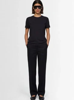 Embroidered logo cotton t-shirt