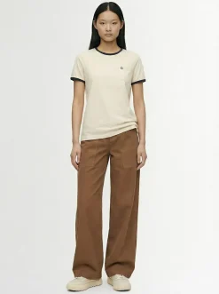 Embroidered logo cotton t-shirt