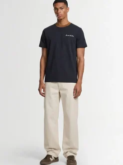Embroidered logo cotton t-shirt