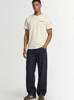 Embroidered logo cotton t-shirt