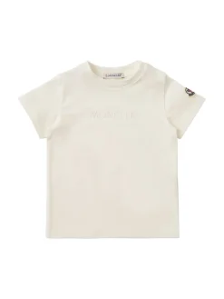 Embroidered logo cotton t-shirt