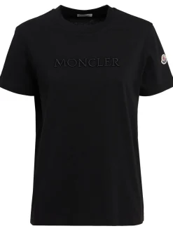 Embroidered tonal logo cotton t-shirt