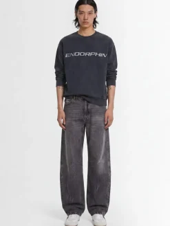 Endorphin cotton crewneck sweatshirt
