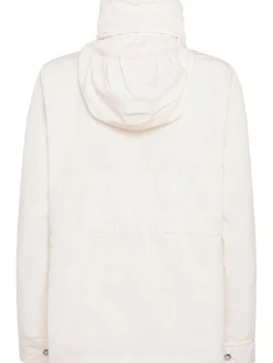 Enette tech hooded short parka jacket