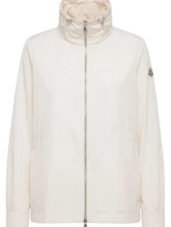 Enette tech hooded short parka jacket