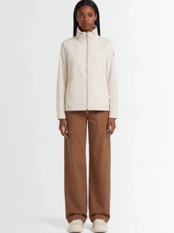 Enette tech hooded short parka jacket