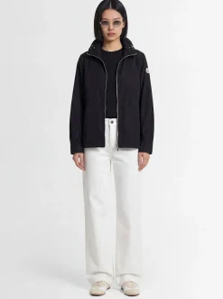 Enette tech hooded short parka jacket