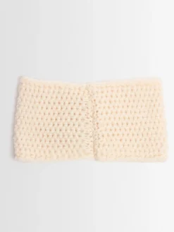 Fascia in maglia di misto lana