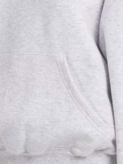 Felpa classica in misto cotone con cappuccio