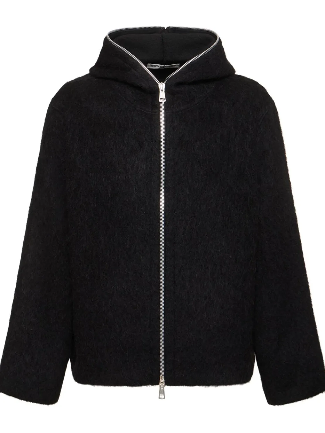 Felpa con zip e cappuccio