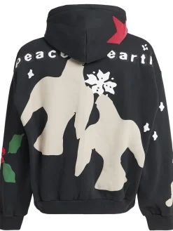 Felpa CPFM in cotone pesante con zip e cappuccio