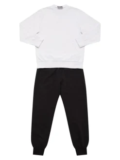 Felpa e pantaloni in cotone