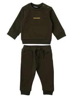 Felpa e pantaloni in cotone
