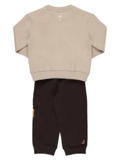 Felpa e pantaloni in misto cotone