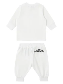 Felpa e pantaloni in misto cotone