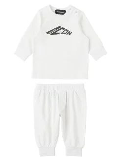 Felpa e pantaloni in misto cotone