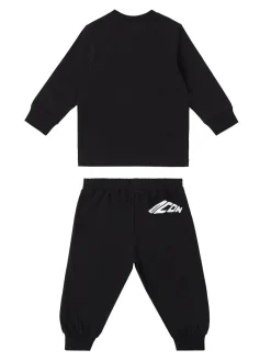 Felpa e pantaloni in misto cotone