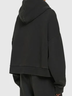Felpa Eternal in cotone con zip e cappuccio
