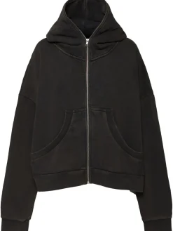 Felpa Eternal in cotone con zip e cappuccio