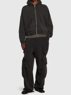 Felpa Eternal in cotone con zip e cappuccio