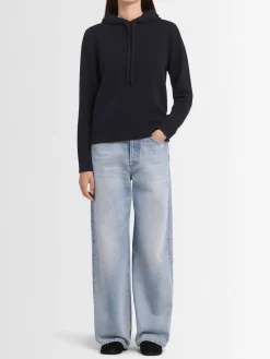 Felpa Giada in maglia di lana con cappuccio