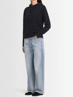 Felpa Giada in maglia di lana con cappuccio