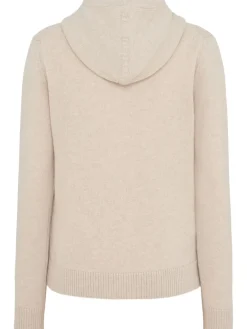 Felpa Giada in maglia di lana con cappuccio