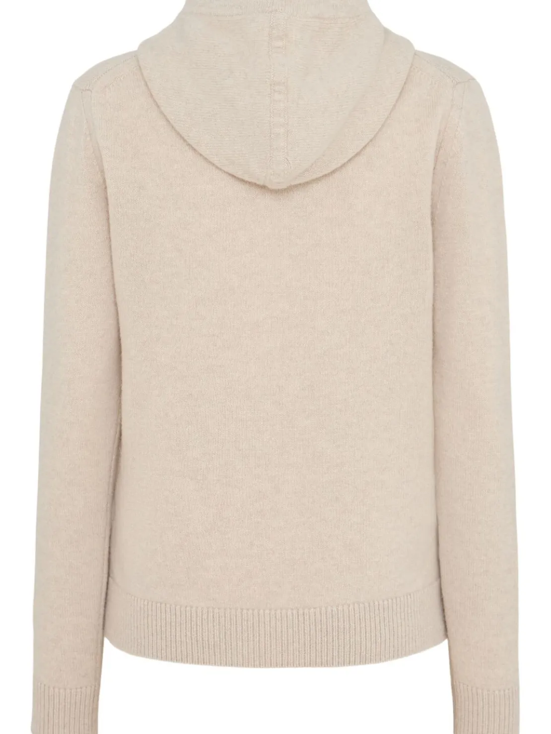 Felpa Giada in maglia di lana con cappuccio