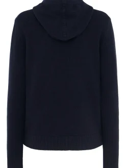Felpa Giada in maglia di lana con cappuccio