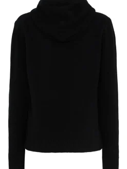 Felpa Giada in maglia di lana con cappuccio
