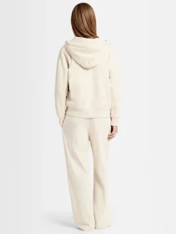 Felpa Grace in cotone felpato con zip e cappuccio
